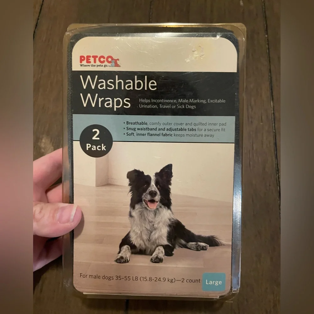 Petco New Washable Male Dog Diapers
